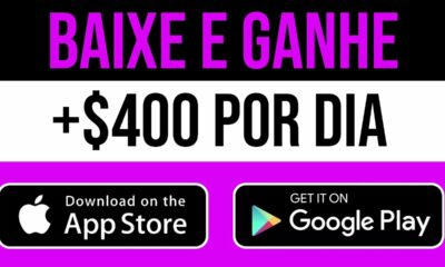 Baixe esse Aplicativo e Ganhe $400 Por Dia DE GRAÇA SEM FAZER NADA [Provado] Ganhar Dinheiro Online