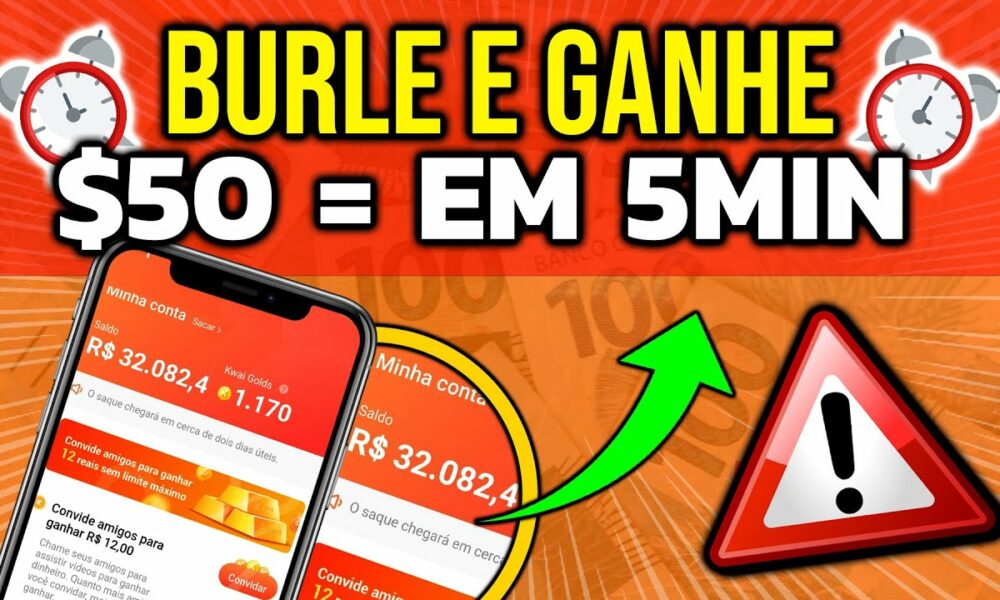 Como BURLAR o KWAI e GANHAR $50 REAIS em 5Min 💰(COMPROVADO) Como Ganhar Dinheiro no Kwai 2021