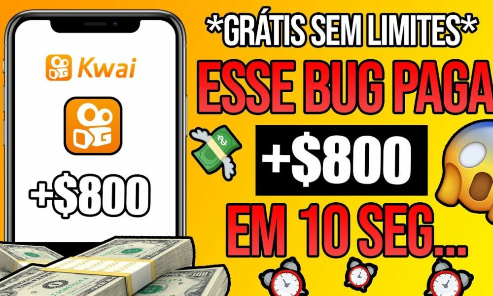 Como Burlar o KWAI e Ganhar Dinheiro Rápido SEM INDICAR (R$800 TODO DIA)Como Ganhar Dinheiro no Kwai