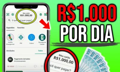 Como Ganhar R$1.000 Reais POR DIA no PIX - NOVO APP PAGANDO/ Como Ganhar Dinheiro na Internet