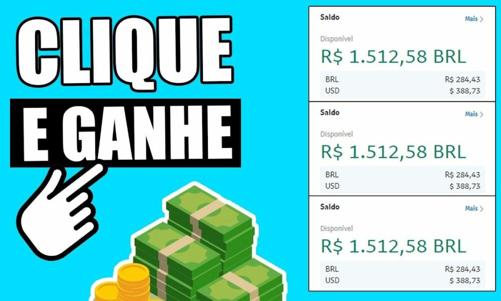 *EM ALTA* Encontrei um Site que está Pagando $1.000 POR DIA PARA CLICAR🤑 Como Ganhar Dinheiro Online