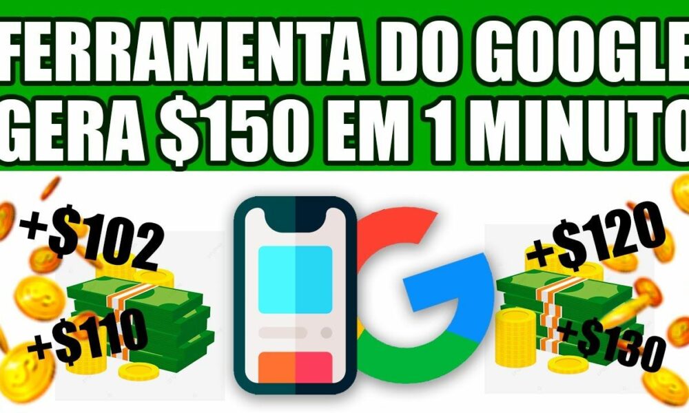 ESSA FERRAMENTA do GOOGLE GERA $150 em 1 MINUTO (ganhar dinheiro na internet) Ganhar Dinheiro Online