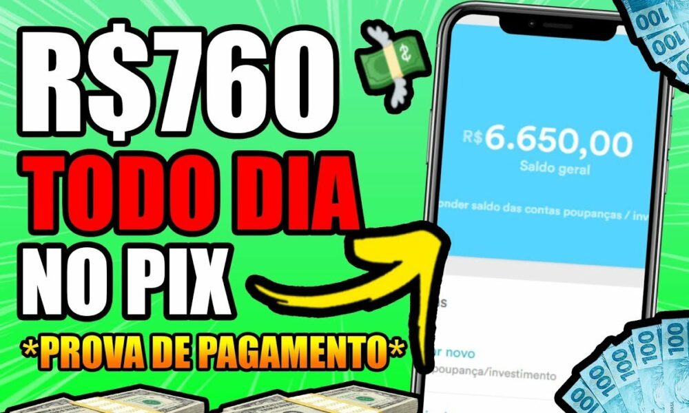 ESSE NOVO APP PAGA ATÉ R$400,00 NO PIX NA HORA 🤑PAGOU R$4.800/Como Ganhar Dinheiro na Internet