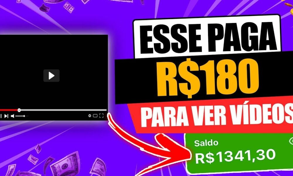 [Esse paga $180,00] NOVO APP PARA GANHAR DINHEIRO ASSISTINDO VÍDEOS/Como Ganhar Dinheiro na Internet