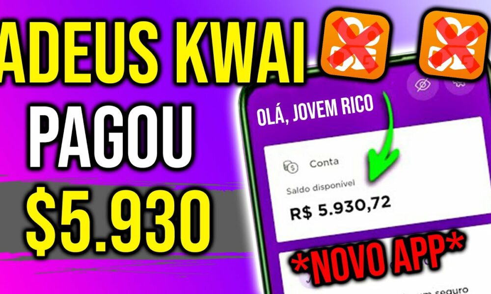 😨FIM DO KWAI - VAZOU Melhor APP PARA GANHAR DINHEIRO de VERDADE - Como Ganhar Dinheiro na Internet