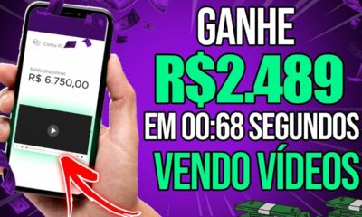 GANHE $2.489 em 00:68 SEGUNDOS ASSISTINDO VÍDEOS [Como Ganhar Dinheiro] Como Ganhar Dinheiro no Kwai