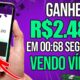 GANHE $2.489 em 00:68 SEGUNDOS ASSISTINDO VÍDEOS [Como Ganhar Dinheiro] Como Ganhar Dinheiro no Kwai