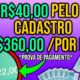 GANHE R$40 REAIS NO CADASTRO + R$360 POR DIA COM TAREFAS [VAZOU NOVO APP] Ganhar Dinheiro no Paypal