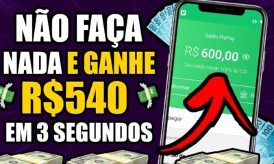 GANHE R$540,00 EM 3 SEGUNDOS NO PIX SEM FAZER NADA (app paga para dormir)Ganhar Dinheiro na Internet