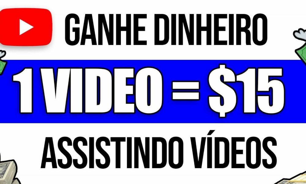 Ganhe $15,00 por vídeo do YouTube que você assistir (ganhe dinheiro assistindo a vídeos do YouTube)