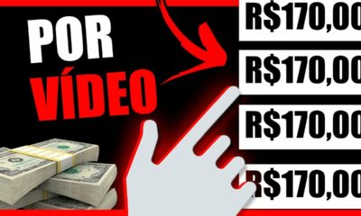 Ganhe $170,40 Por Cada Vídeo que Você Assiste +PROVA DE PAGAMENTO ✅ Como Ganhar Dinheiro Online