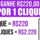 Ganhe $220,00 no seu Pix A CADA 10 SEGUNDOS CLICANDO (Funciona 100% + Prova) Ganhar Dinheiro Online