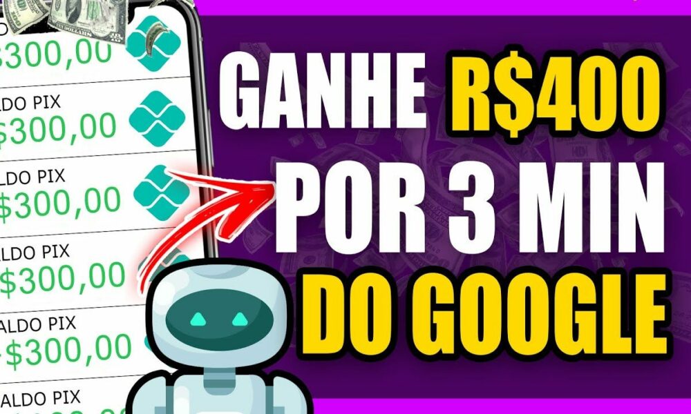 Ganhe $500.00 do GOOGLE Por 3 MINUTOS Ativando Esse ROBÔ de CLIQUE - Ganhar Dinheiro Online