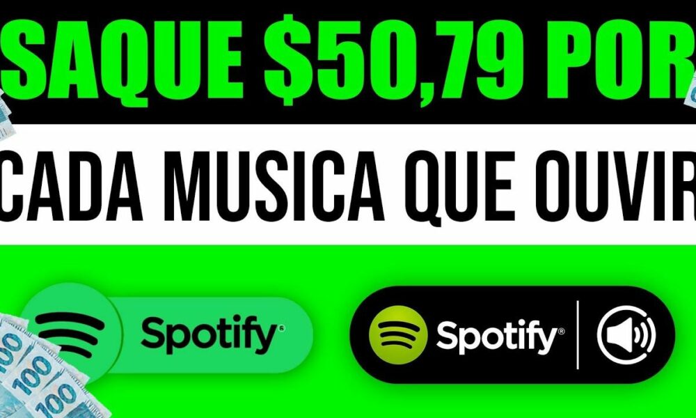 Ganhe $50,79 Para Cada Música que Você Ouvir no Celular (PROVA DE PAGAMENTO) Ganhar Dinheiro Online