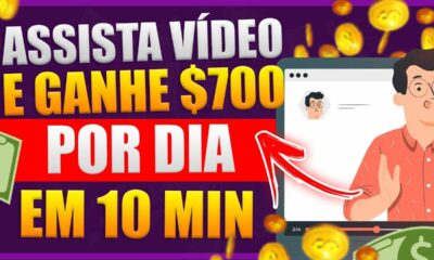 Ganhe $700 Por Dia ASSISTINDO VÍDEOS em 10 Minutos [PROVA de $1.200] Como Ganhar Dinheiro Online