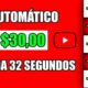 Ganhe ATÉ R$30,00 A CADA 32 SEGUNDOS ASSISTINDO VÍDEOS DO YOUTUBE - Ganhar Dinheiro Online