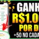 Ganhe R$1000,00 por DIA + R$50,00 NO CADASTRO [NOVO APP PAGANDO] Como Ganhar Dinheiro na Internet