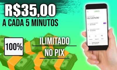 Ganhe R$25,00 A cada 5 minutos Ilimitado no PIX [PAGOU R$2.000] Como Ganhar Dinheiro na Internet