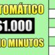 Ganhe de $100 até $1.000 no AUTOMÁTICO SEM FAZER NADA e JÁ SAQUE na HORA - App que Ganha Dinheiro