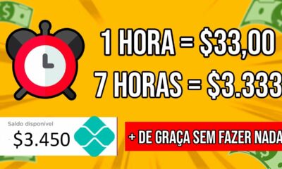 LANÇOU APP DANDO $33.00 POR HORA [App que Ganha dinheiro de Verdade]Como Ganhar Dinheiro na Internet