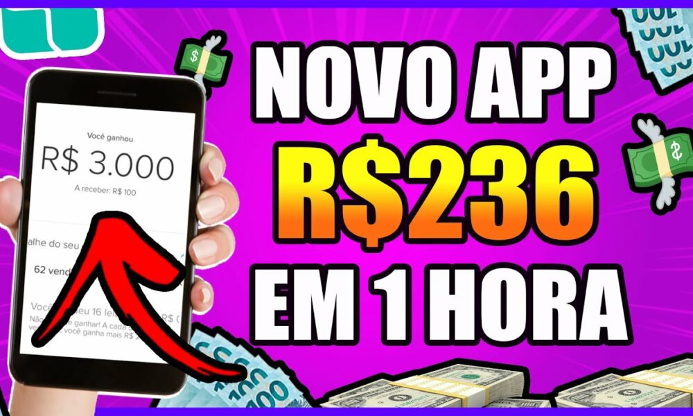 [LANÇOU😱] APP PAGA MUITO RÁPIDO NO PIX (Saque R$236 em 1 HORA) Como Ganhar Dinheiro na Internet