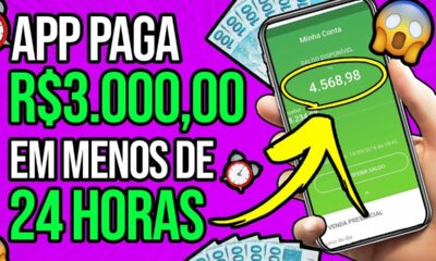 [LANÇOU] NOVO APLICATIVO GRATUITO QUE PAGA R$3.000 EM MENOS DE 24HORAS🤑 Ganhar Dinheiro na Internet