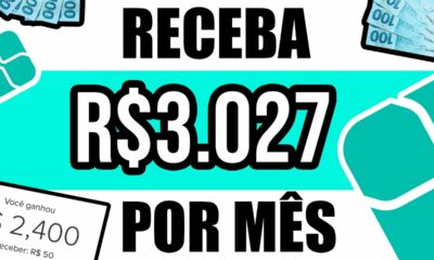 LANÇOU NOVO SITE PAGANDO ATÉ 25 DÓLARES POR DIA [R$3,027,00 POR MÊS]Como Ganhar Dinheiro na Internet