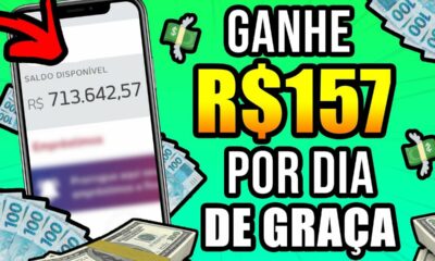 NOVO APLICATIVO 😱😍 PARA GANHAR DINHEIRO NO CELULAR R$157,00 POR DIA/Como Ganhar Dinheiro na Internet