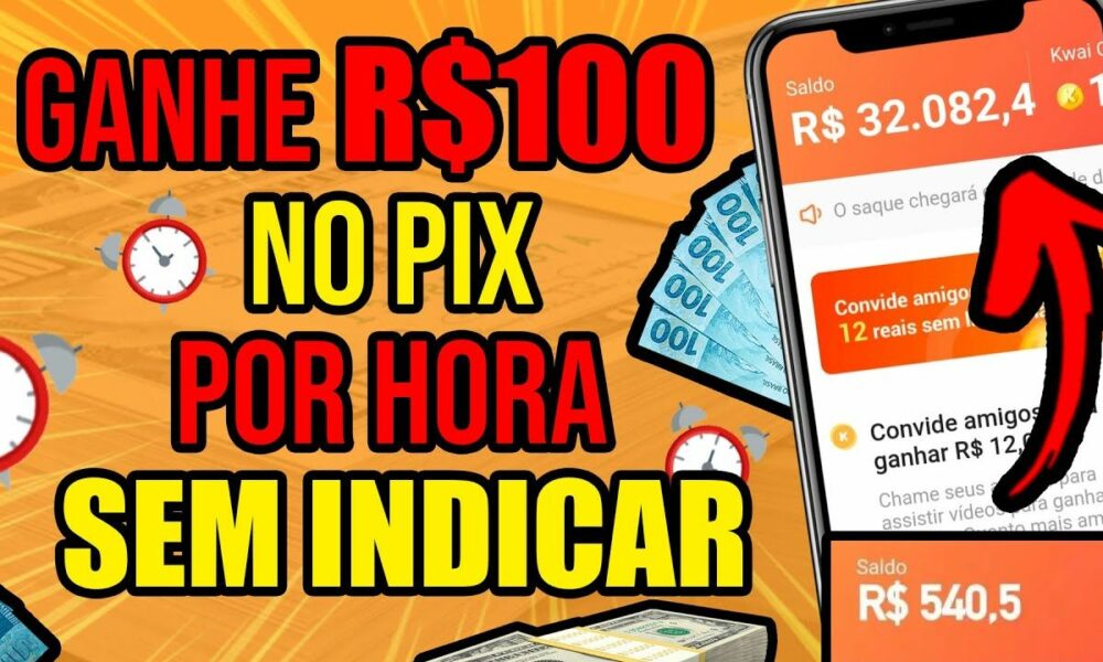 NOVO BUG DO KWAI FAZ VOCÊ GANHAR ATÉ R$100 NO PIX POR HORA SEM CONVIDAR/Como Ganhar Dinheiro no Kwai