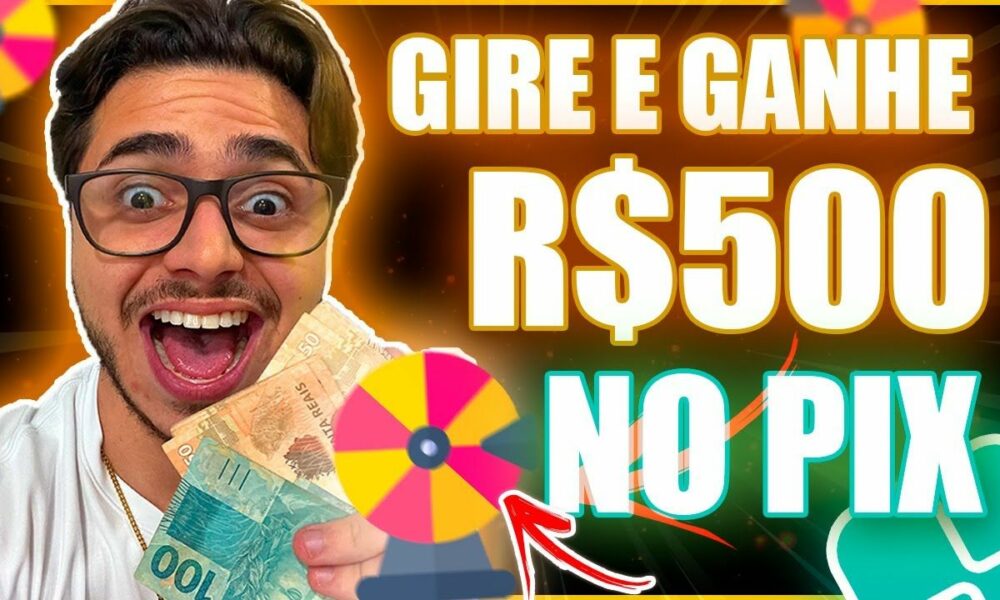 PAGA MAIS que o Kwai e TikTok🤑GIRE UMA ROLETA E GANHE ATÉ R$550 VIA PIX/Ganhar Dinheiro na Internet