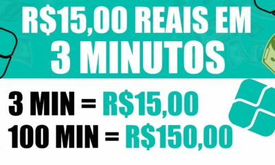 R$15,00 REAIS em 3 MINUTOS (NO PIX, NA HORA) APP QUE GANHA DINHEIRO/Como Ganhar dinheiro na Internet