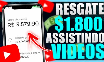 [RESGATE $1.800] Como Ganhar Dinheiro Assistindo Vídeos no YouTube✅ Como Ganhar Dinheiro na Internet