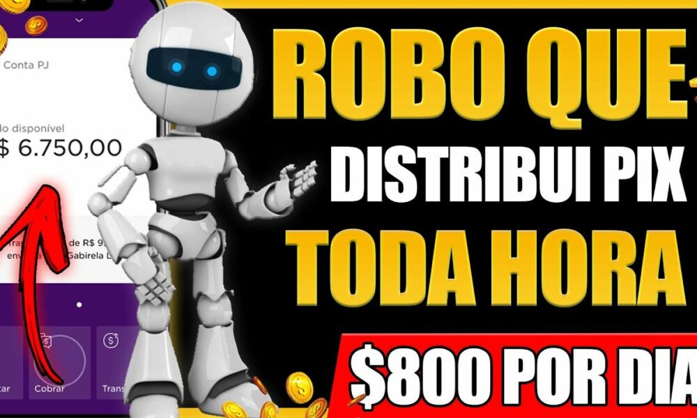 ROBÔ DE PIX DISTRIBUI $800 de GRAÇA TODA HORA +Prova de Pagamento (NÃO É FAKE)Ganhar Dinheiro Online