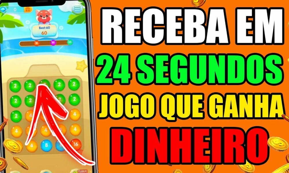 [Receba em 24 Segundos] JOGO que GANHA DINHEIRO de VERDADE no PIX| App que Ganha Dinheiro de Verdade