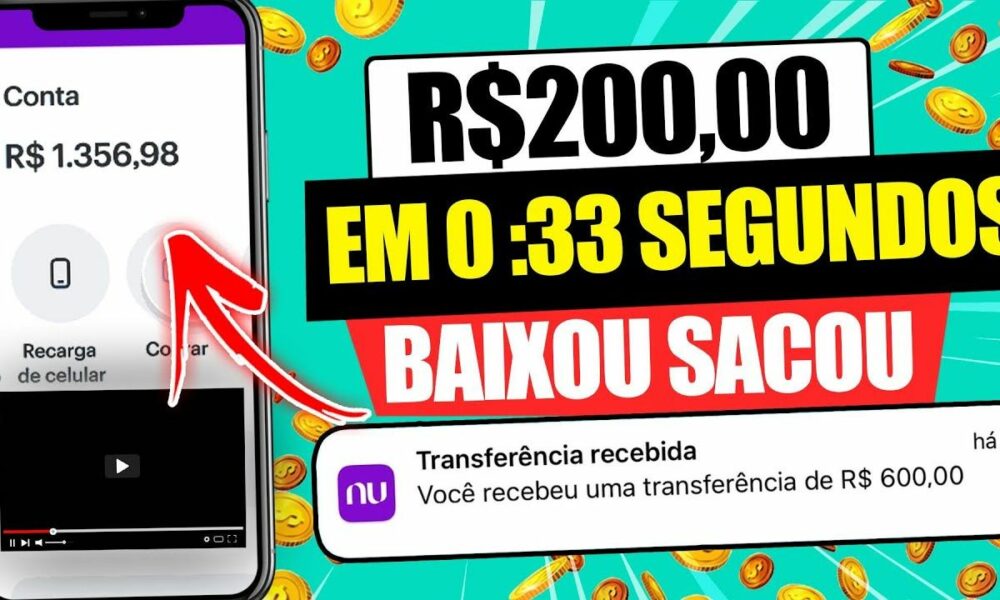 SAQUE $200 em 00:33 SEGUNDOS ASSISTINDO VÍDEOS [Como Ganhar Dinheiro] Como Ganhar Dinheiro no TikTok