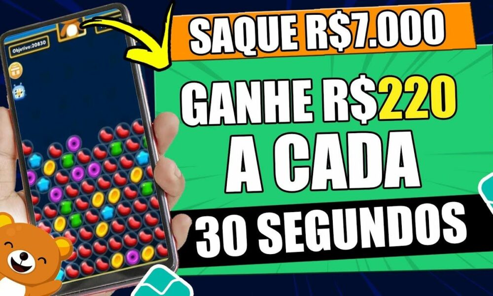 [SAQUE $7.000] Vazou um Site que está Pagando $220 a Cada 30 SEGUNDOS via PIX/Ganhar Dinheiro Online