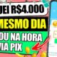 SAQUEI R$4.000,00 no PIX nesse APP de JOGO que GANHA DINHEIRO de VERDADE/Ganhar Dinheiro na Internet