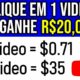 SEJA PAGO PARA CLICAR EM VÍDEOS ($3,93 por vídeo) Como Ganhar Dinheiro no Paypal ASSISTINDO VÍDEOS