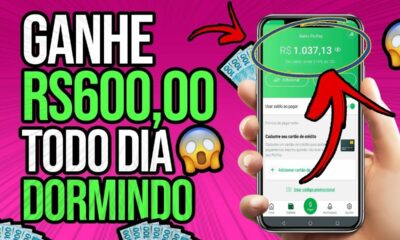 TOP 3 Aplicativos para GANHAR DINHEIRO TODO DIA! 😱 R$ 7.603,86