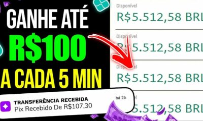 USE ESSE APLICATIVO PARA GANHAR DINHEIRO E GANHE $100 A CADA 5 MIN/Como Ganhar Dinheiro na Internet