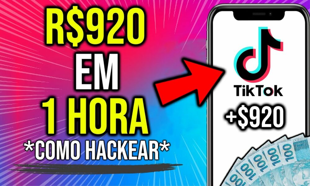 👉USE esse H@CҠ NO TIKTOK e RECEBA $920 em APENAS 1 HORA (PROVADO) Como Ganhar Dinheiro no TikTok