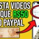 [VAZOU] ASSISTA ANÚNCIOS E SAQUE R$50,00 TODO DIA NO SEU PAYPAL - Como Ganhar Dinheiro na Internet