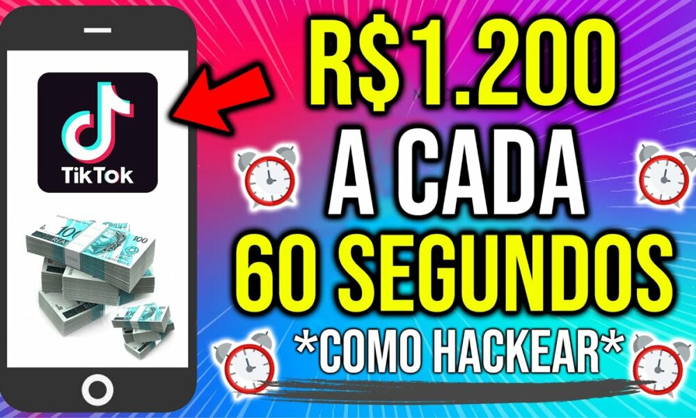 🔴VAZOU UM H@CҠ DO TIKTOK QUE FAZ VOCÊ GANHAR $1.200 em 60 SEGUNDOS 🤑 Como Ganhar Dinheiro no TikTok