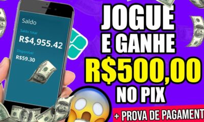 😧✅[ADEUS TIKTOK] JOGO que GANHA DINHEIRO DE VERDADE PAGA $500 DIRETO NO PIX/App que Ganha Dinheiro