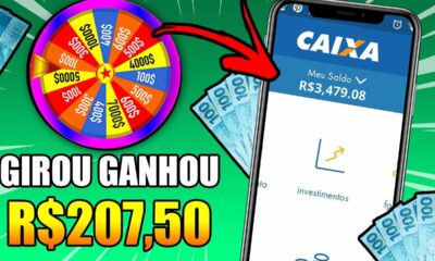 APLICATIVO PAGOU R$207,50 MUITO RÁPIDO NO PIX PARA GIRAR UMA ROLETA/Como Ganhar Dinheiro na Internet