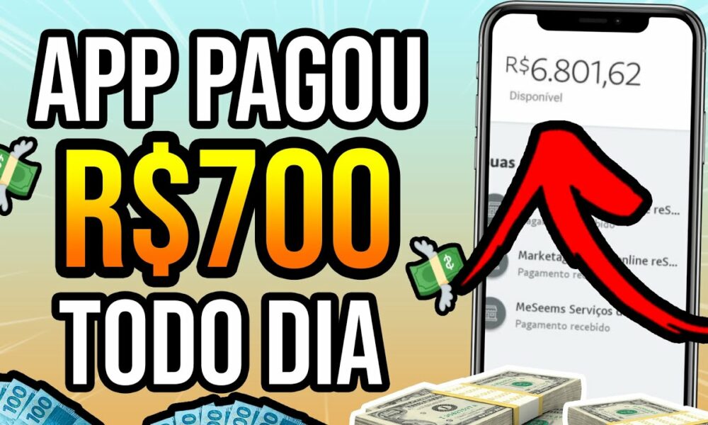 🤑APLICATIVO PARA GANHAR DINHEIRO PAGANDO R$700 POR DIA NO PIX - Como Ganhar Dinheiro na Internet