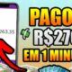 APLICATIVO PARA GANHAR DINHEIRO PAGOU R$270 EM 1 MINUTO🤑MELHOR APP PARA GANHAR DINHEIRO NA INTERNET