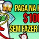 APLICATIVO QUE PAGA NA HORA😱GANHE R$107,18 SÓ PELO CADASTRO + R$100 TODO DIA🤑Ganhar Dinheiro Online