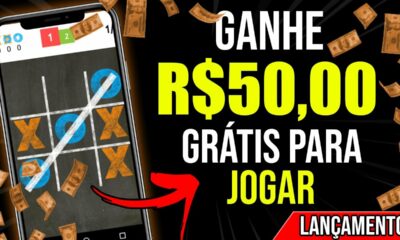 [APP JOGO da VELHA] DANDO R$50 no PIX PARA JOGAR de GRAÇA (Prova de Pagamento) Como Ganhar Dinheiro