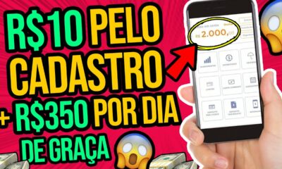 🤑APP PAGANDO NA HORA R$350 REAIS NO PIX + GANHE $10 NO CADASTRO😱APP PARA GANHAR DINHEIRO NA INTERNET